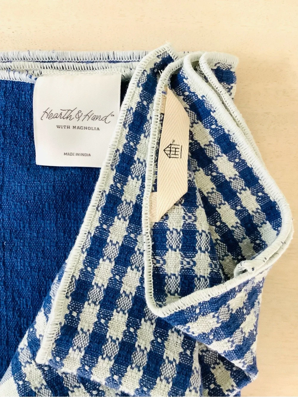Hearth & Hand Magnolia Set of 2 Stripe + Blue Kitchen Towels